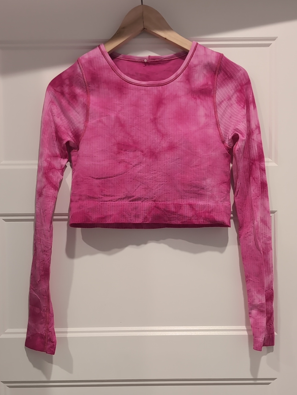 Lululemon Ebb to Street Marble Dye Long Sleeve Crop